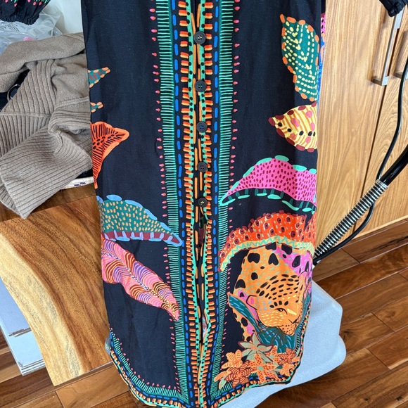 Farm Rio Cool Leopards Maxi Dress - Picture 5 of 6